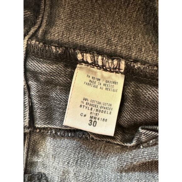 GUESS Vintage Daredevil Bootcut Black Denim Jeans Size 30 (90s y2k retro) - Picture 5 of 5